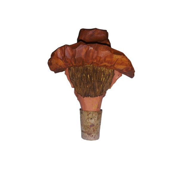 Amos Snoot Fuller Cork Bottle Stopper Drunken Cowboy Chris Hammock Bottle Stoppe - Picture 2 of 5